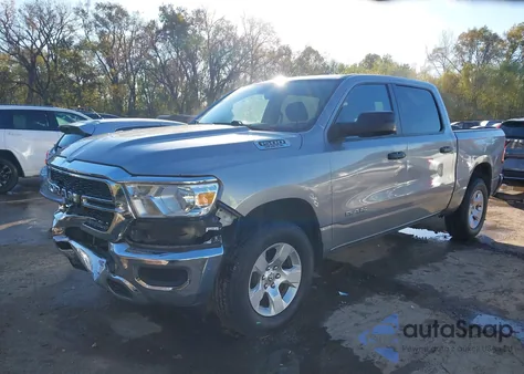 2021 Ram 1500 Tradesman 4X4 5'7 Box z USA, uszkodzony, nr VIN 1C6SRFGT9MN834639